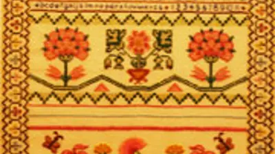Decker Sampler, 1982, Hazel Menikheim, private collection