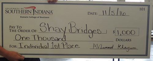 Shay's check