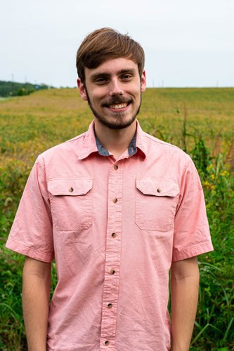 Noah in a field