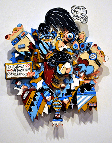 Questioning Desire, wood assemblage, Ryan McKain, 2016