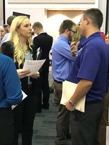 Career fair participants