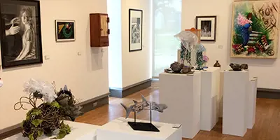 Image of multiple works of art in many media