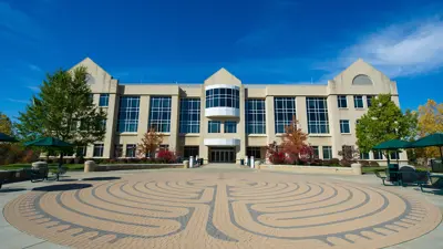 Campus life photo showing student activities and facilities