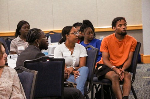 Students at table