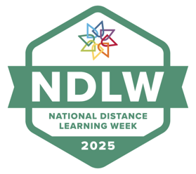 National Distance Learning Week 2025 Logo